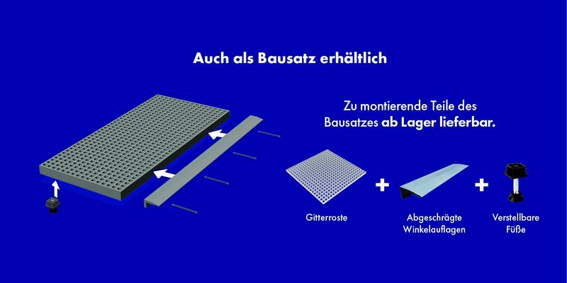 Enkit-Gitterrost für Türschwellen