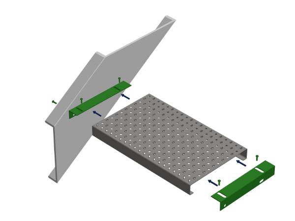 Hersteller massgeschneiderten Metallstufen