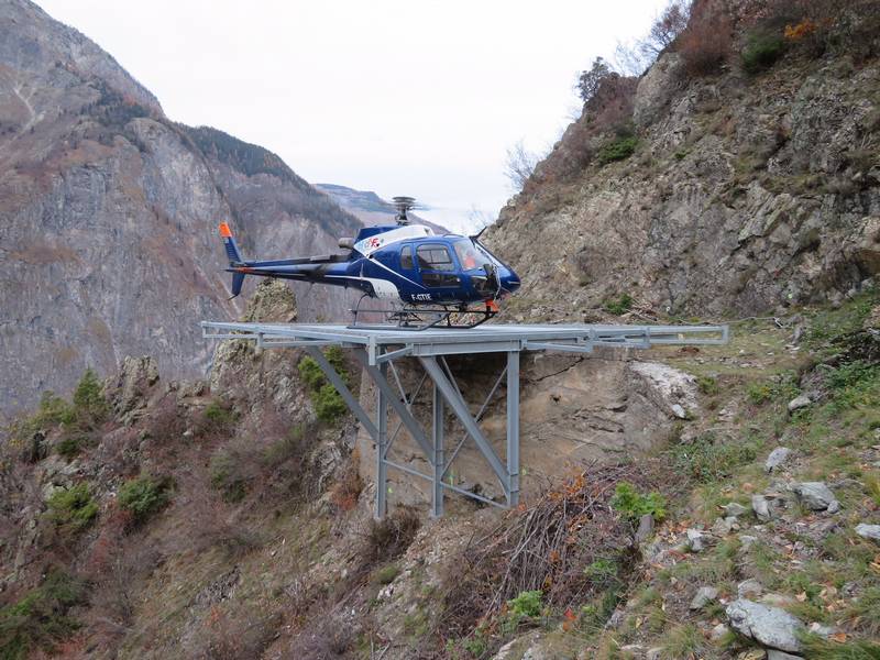 Schwerlastrost Hubschrauberlandeplatz