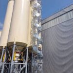 Spindeltreppe Silodach